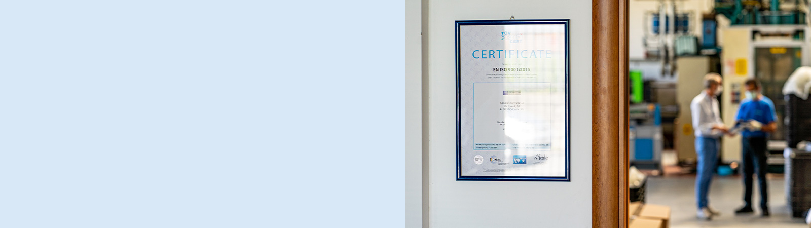 Certificazione EN ISO 9001:2015