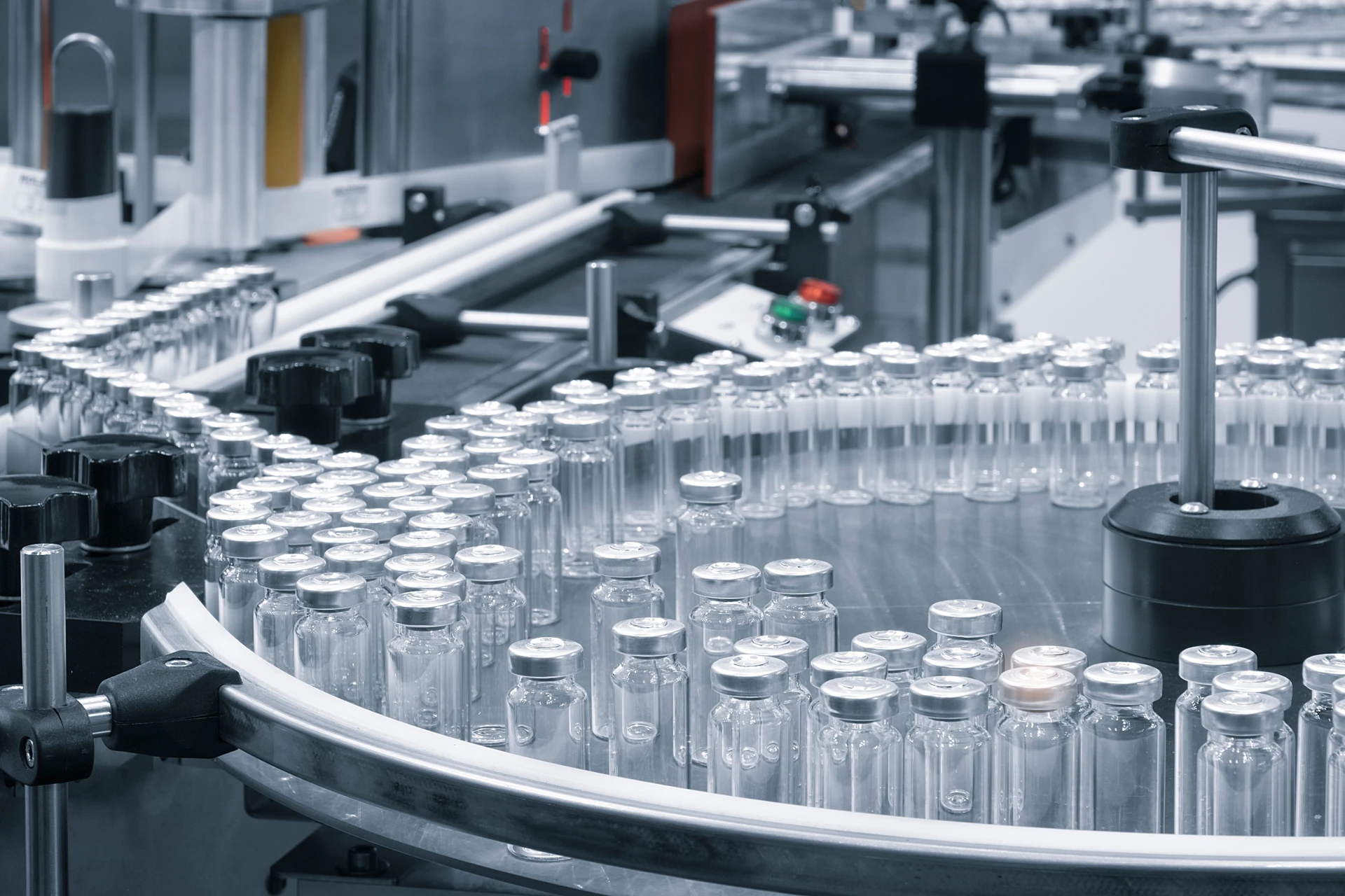 componenti gomma bianchi per farmaceutico